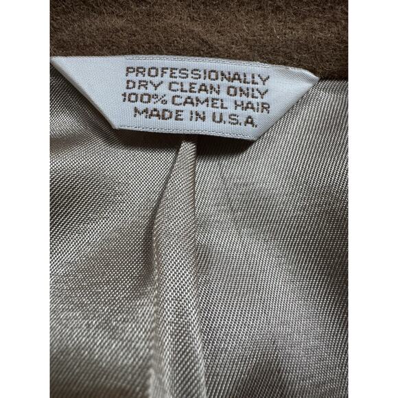 VTG 70s Hunt Valley Camel Hair Sport Coat 46R 2 Button Luxury Blazer USA *READ - Picture 13 of 13